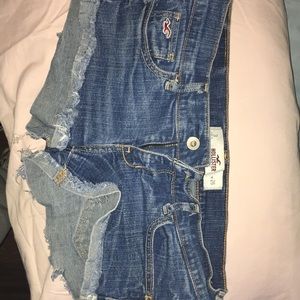hollister jean shorts